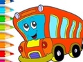                                                                     Coloring Book: Bus ﺔﺒﻌﻟ