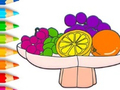                                                                     Coloring Book: Fruit ﺔﺒﻌﻟ