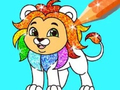                                                                     Coloring Book: Lion ﺔﺒﻌﻟ