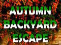                                                                     Autumn Backyard Escape  ﺔﺒﻌﻟ