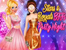 لعبة Stars & Royals BFFs: ﺔﻠﻔﺤﻟﺍ ﺔﻠﻴﻟ  على الانترنت.