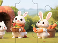                                                                     Jigsaw Puzzle: Rabbits With Carrots ﺔﺒﻌﻟ