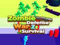                                                                     Zombie defense: War Z Survival ﺔﺒﻌﻟ
