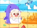                                                                     Jigsaw Puzzle: Funny Beach ﺔﺒﻌﻟ