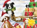                                                                     Jigsaw Puzzle: Christmas Dogs ﺔﺒﻌﻟ