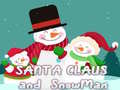                                                                     Santa Claus and Snowman Jigsaw ﺔﺒﻌﻟ