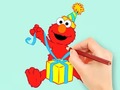                                                                     Coloring Book: Elmo Gift ﺔﺒﻌﻟ