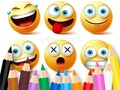                                                                     Coloring Book: Funny Emoji ﺔﺒﻌﻟ