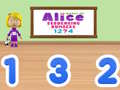                                                                     World of Alice  Sequencing Numbers ﺔﺒﻌﻟ