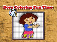                                                                     Dora Coloring Fun Time ﺔﺒﻌﻟ