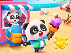                                                                     Jigsaw Puzzle: Baby Panda Ice Cream Car ﺔﺒﻌﻟ