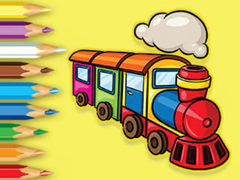                                                                     Coloring Book: Running Train ﺔﺒﻌﻟ