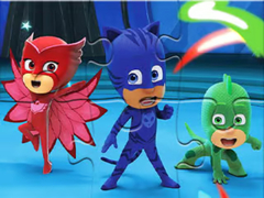                                                                     Jigsaw Puzzle: PJ Masks ﺔﺒﻌﻟ