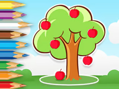                                                                     Coloring Book: Apple Tree ﺔﺒﻌﻟ