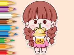                                                                     Coloring Book: Lovely Girl ﺔﺒﻌﻟ