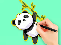                                                                     Coloring Book: Panda Eat Bamboo ﺔﺒﻌﻟ