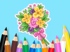                                                                     Coloring Book: Love Bouquet ﺔﺒﻌﻟ