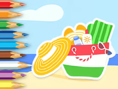                                                                     Coloring Book: Summer Beach Gear ﺔﺒﻌﻟ