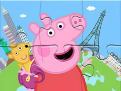                                                                     Jigsaw Puzzle: Peppa Travel Around ﺔﺒﻌﻟ