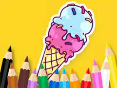                                                                     Coloring Book: Cool Ice Cream ﺔﺒﻌﻟ