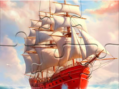                                                                     Jigsaw Puzzle: White Sailing Boat ﺔﺒﻌﻟ