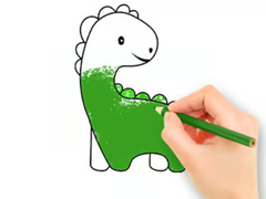                                                                     Coloring Book: Lovely Baby Dinosaur ﺔﺒﻌﻟ