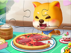                                                                     Jigsaw Puzzle: Pizza Dog ﺔﺒﻌﻟ