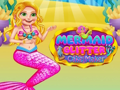                                                                     Mermaid Glitter Cake Maker  ﺔﺒﻌﻟ