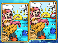                                                                     Mermaids Spot The Differences ﺔﺒﻌﻟ