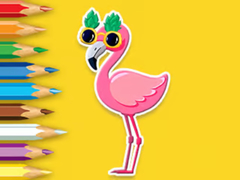                                                                     Coloring Book: Flamingo ﺔﺒﻌﻟ