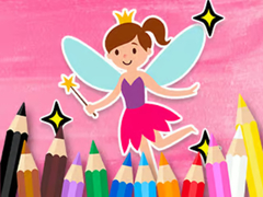                                                                     Coloring Book: Little Pretty Fairy ﺔﺒﻌﻟ