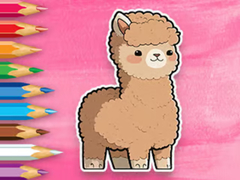                                                                     Coloring Book: Cute Alpaca ﺔﺒﻌﻟ