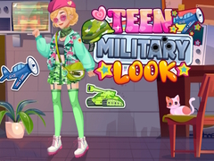                                                                     Teen Military Look ﺔﺒﻌﻟ