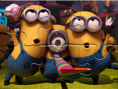                                                                     Jigsaw Puzzle: Minions Party ﺔﺒﻌﻟ