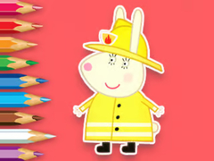                                                                     Coloring Book: Rabbit Firefighter ﺔﺒﻌﻟ