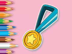                                                                     Coloring Book: Medal ﺔﺒﻌﻟ