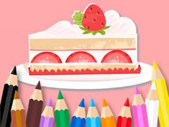                                                                     Coloring Book: Strawberry Cake ﺔﺒﻌﻟ