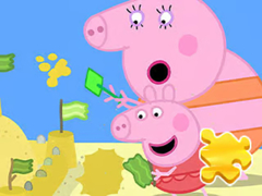                                                                     Jigsaw Puzzle: Peppa Pig Making Sand ﺔﺒﻌﻟ