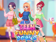                                                                     Teen Funny Socks ﺔﺒﻌﻟ