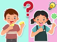                                                                     Kids Quiz: What Do They Taste Like? ﺔﺒﻌﻟ