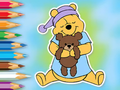                                                                     Coloring Book: Winnie With Toy Bear ﺔﺒﻌﻟ