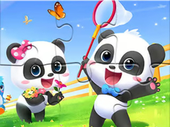                                                                     Jigsaw Puzzle: Baby Panda Spring Outing ﺔﺒﻌﻟ