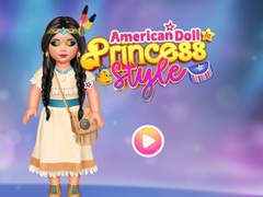                                                                     American Doll In Princess Style ﺔﺒﻌﻟ