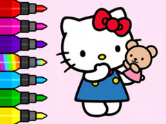                                                                     Coloring Book: Hello Kitty Teddy Bear ﺔﺒﻌﻟ