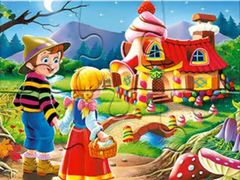                                                                     Jigsaw Puzzle: Gingerbread House ﺔﺒﻌﻟ