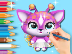                                                                     Coloring Book: Cute Fluvsies ﺔﺒﻌﻟ