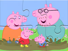                                                                     Jigsaw Puzzle: Peppa Pig Muddy Puddles ﺔﺒﻌﻟ