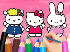                                                                     Coloring Book: Hello Kitty With Friends ﺔﺒﻌﻟ