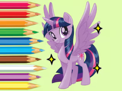                                                                     Coloring Book: Twilight Sparkle ﺔﺒﻌﻟ