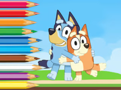                                                                     Coloring Book: Bluey And Bingo Holiday ﺔﺒﻌﻟ